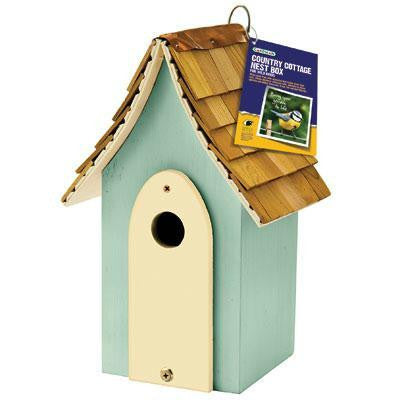 Country Cottage Nest Box Green