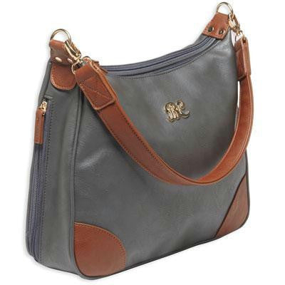 Hobo Style Purse With Holster Gry