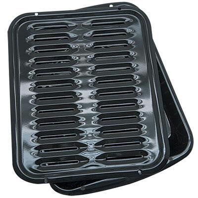Porcelain Broiler Pan With Grill
