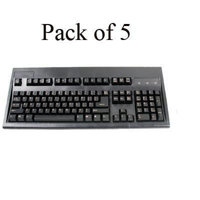 Black Ps2 Keyboard Rohs 5-pack