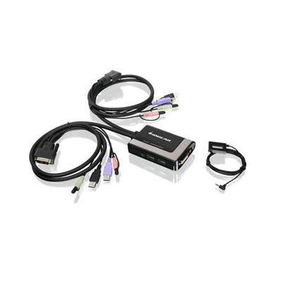 2 Port USB DVI D Kvm With Audio
