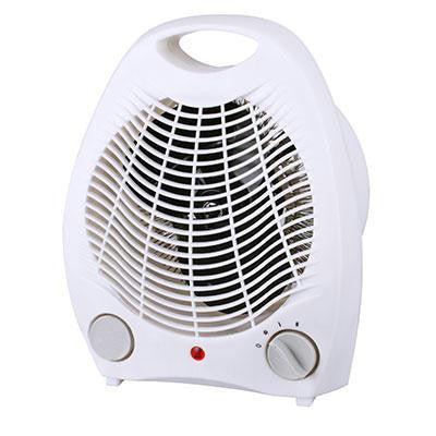 2in1 Portable Fan Heater White