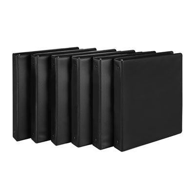 Value Binder 1.5" Black 6 Pack