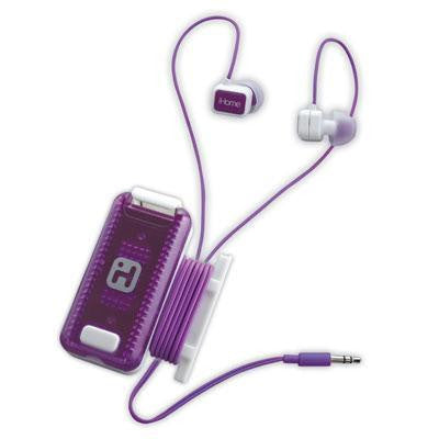 Fitness Earbuds White Purple
