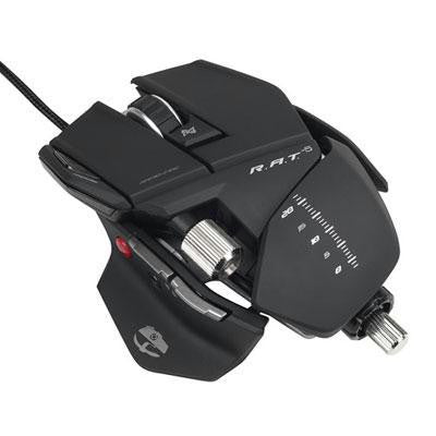 Rat5 Matte Black Gaming Mouse