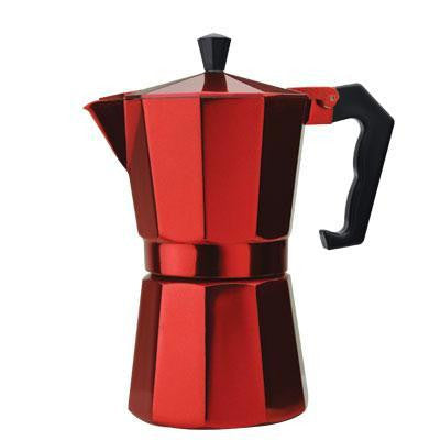 Stovetop Espresso 6cup Red