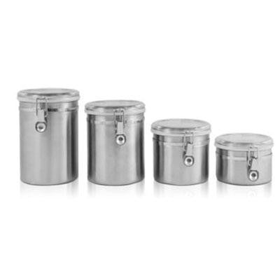 4 PC Ss Canister Set