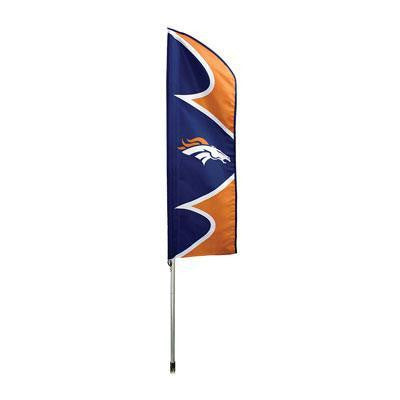 Broncos Swooper Flag And Pole