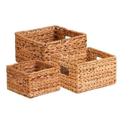 Nesting Basket Set Natural 3pc