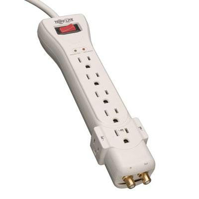 7 Outlet 2350j Surge With Coax