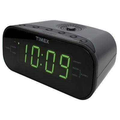 Dualalarm Clock Radio Gunmetal