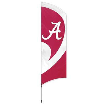 Alabama Tall Team Flag With Pole