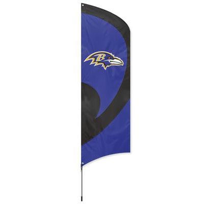 Ravens Tall Team Flag With Pole