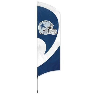 Cowboys Tall Team Flag With Pole