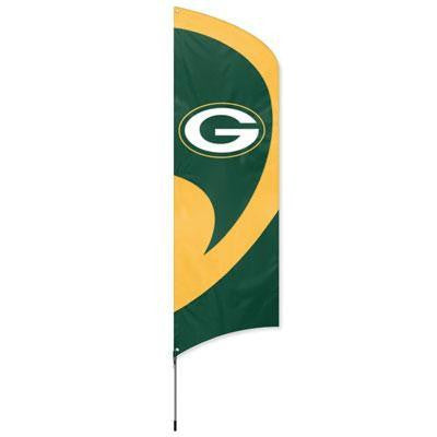 Packers Tall Team Flag With Pole