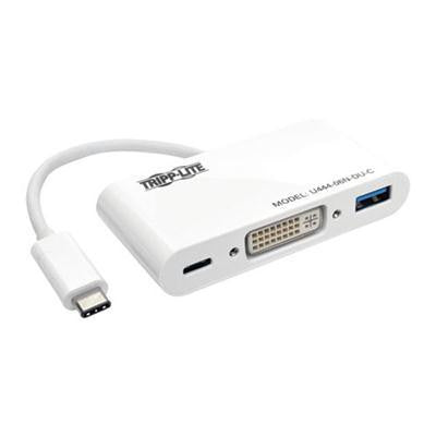 Usb C DVI Adptr With Chrging Port