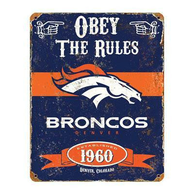 Broncos Vintage Sign