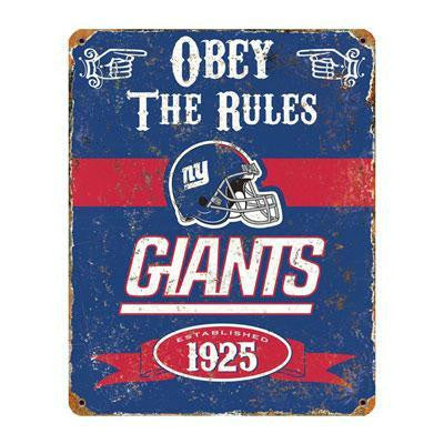 Ny Giants Vintage Sign