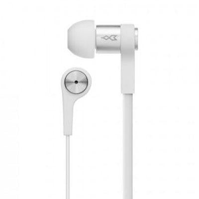 Avenue Earbud White Flat Cable Mic